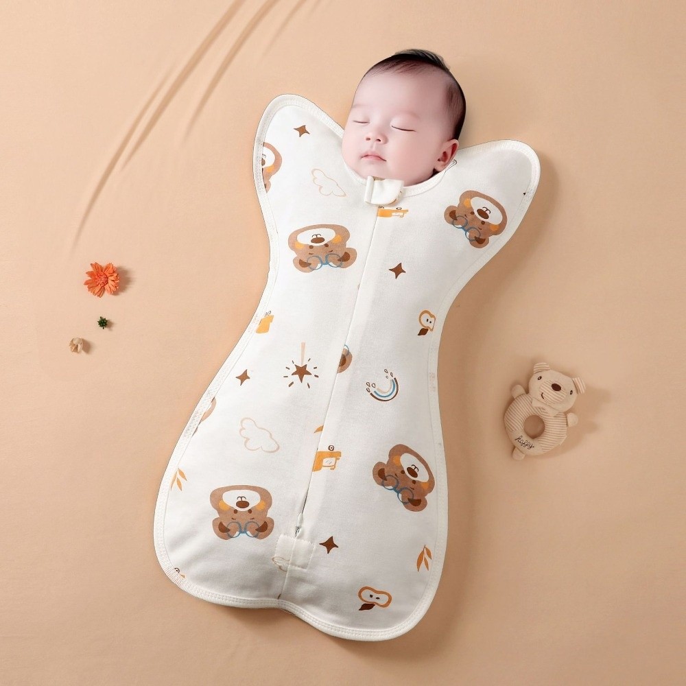 Baby Sleep Sack - Cotton Baby Swaddle Blanket Anti Startle