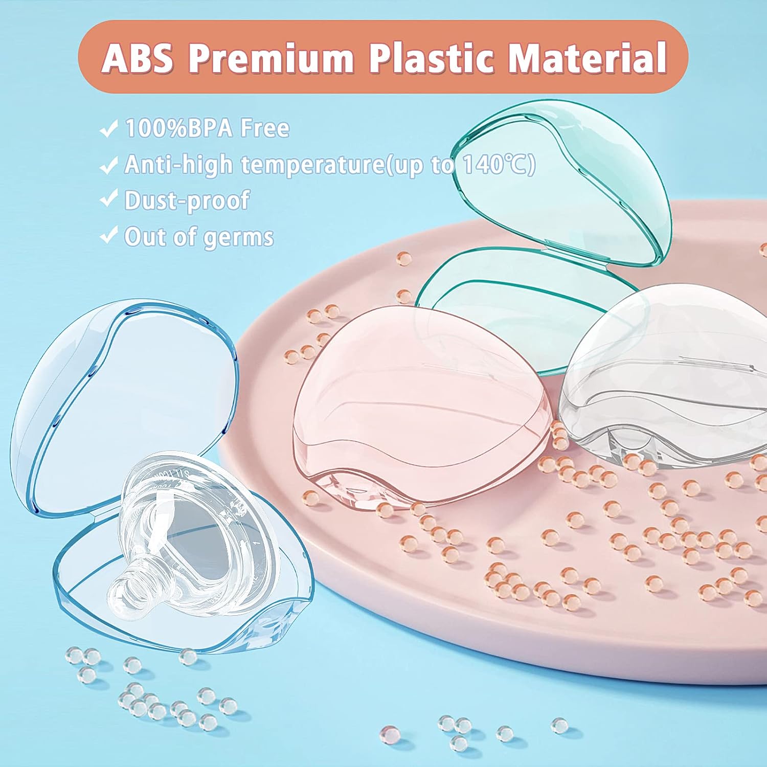 Pacifier Holder - 2/4 Pcs Trav - Baby Products Storage Box review and price