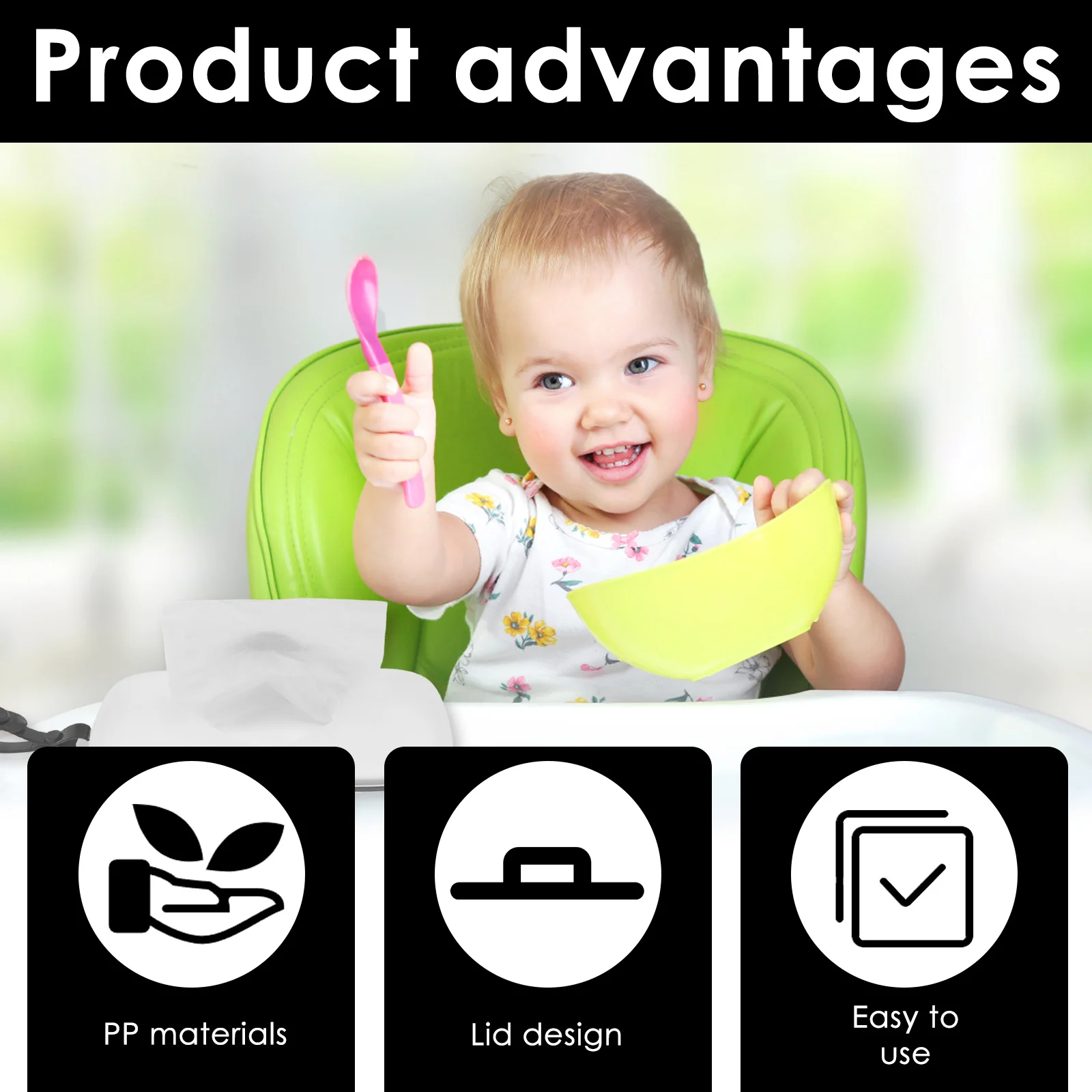 2 Pcs Wipes Dispenser Portable - Baby Products Storage Box review and price