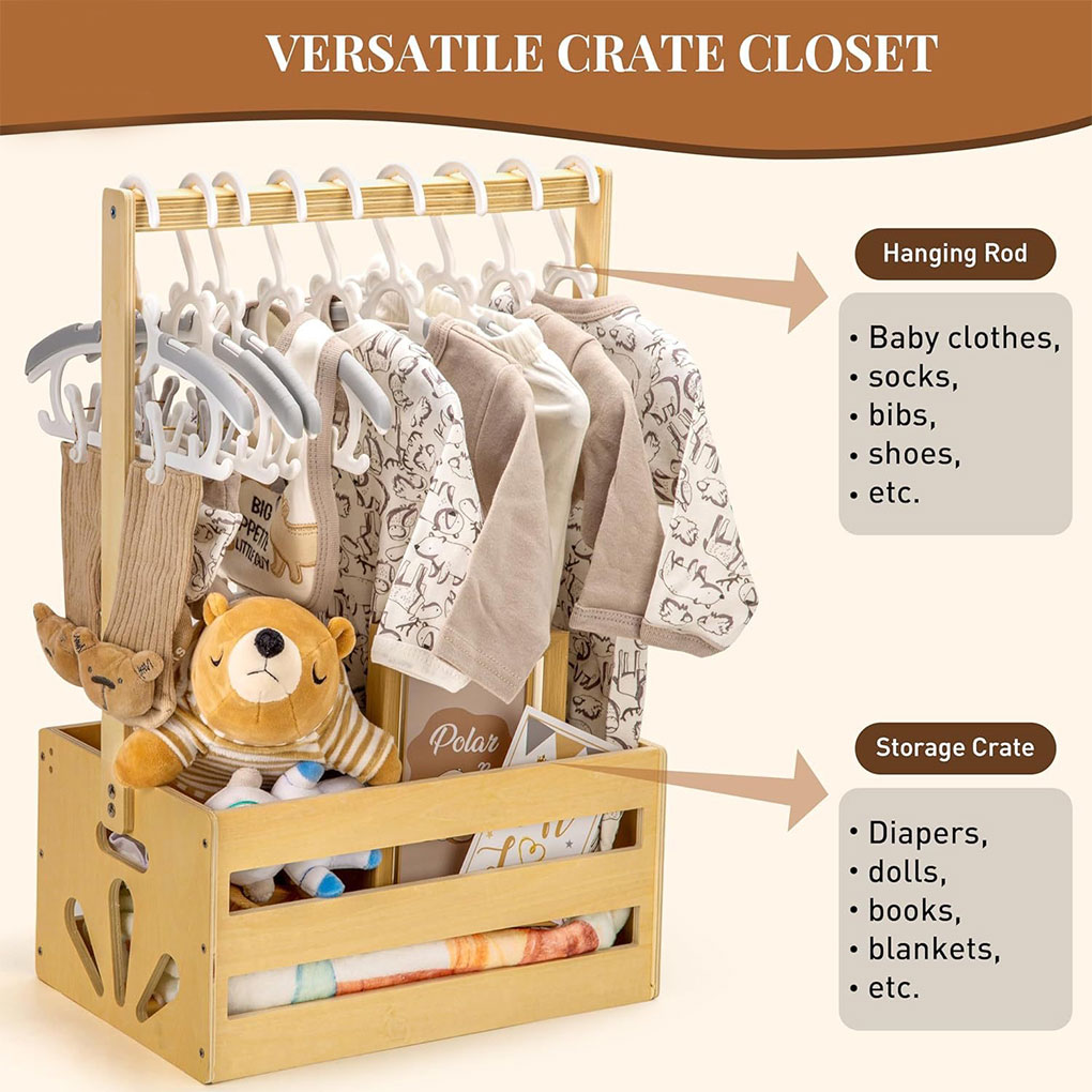 2025 Large Wooden Baby Product - Baby Products Storage Box review and price